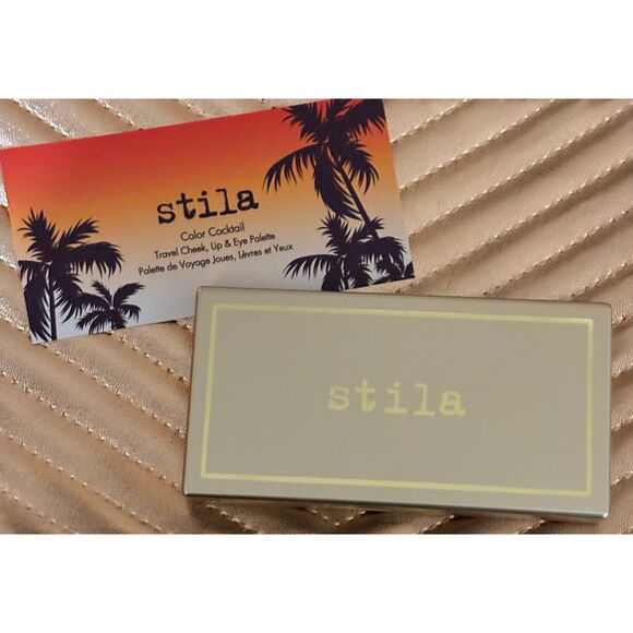 STILA - NWT - Color Cocktail Travel Cheek, Lip & Eye Palette/"Tequila Sunrise" - Picture 12 of 14